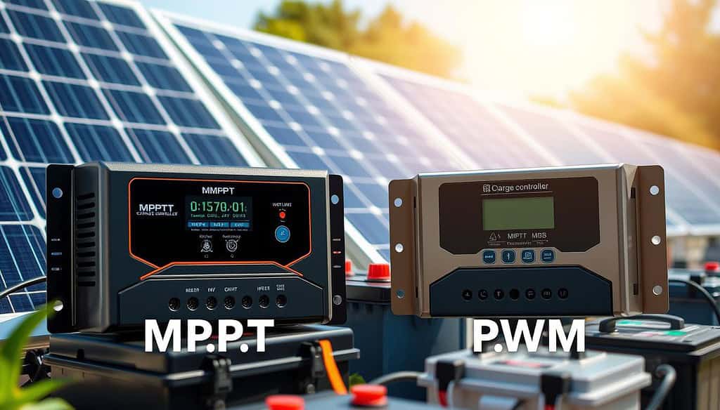 MPPT and PWM charge controllers