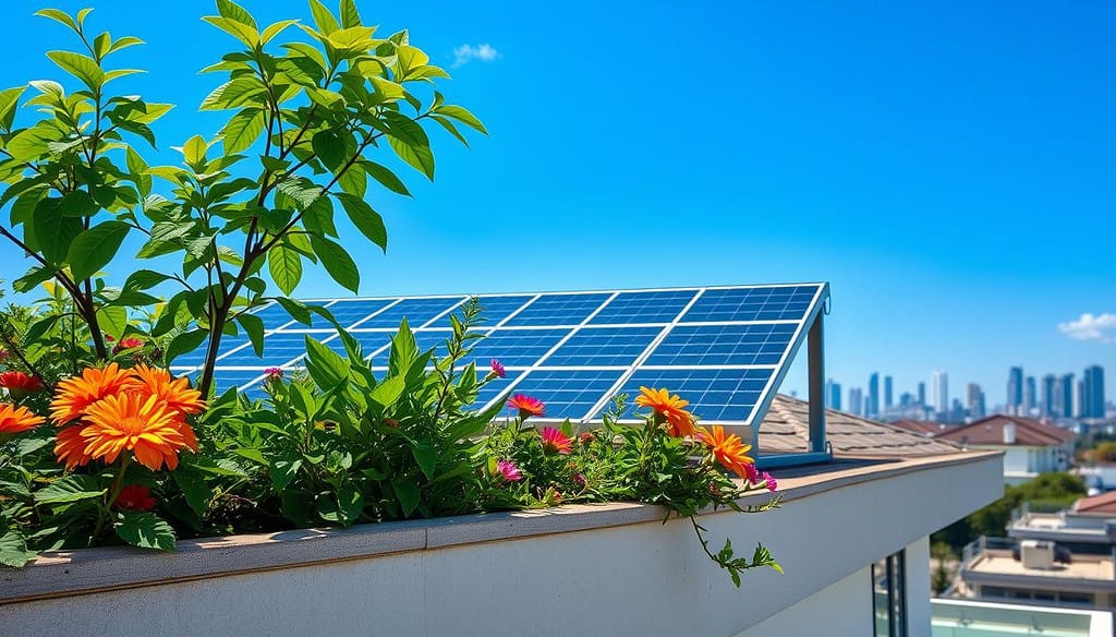 Solar panel installation