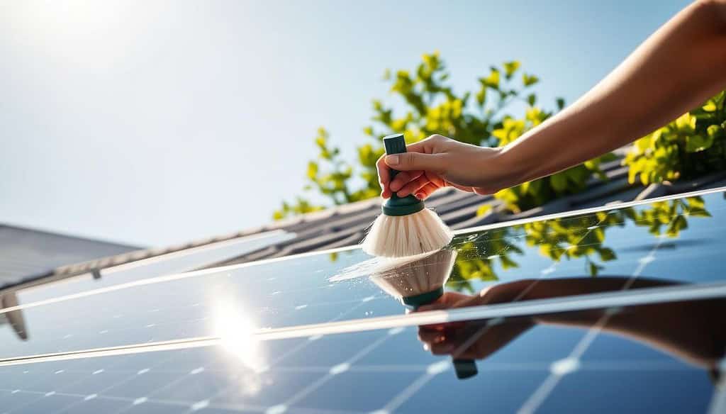 solar panel cleaning