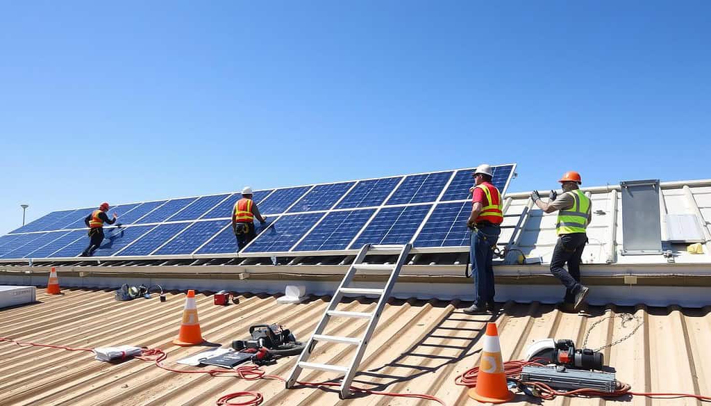 solar panel installation safety