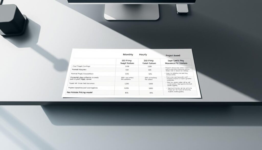 SEO pricing models comparison