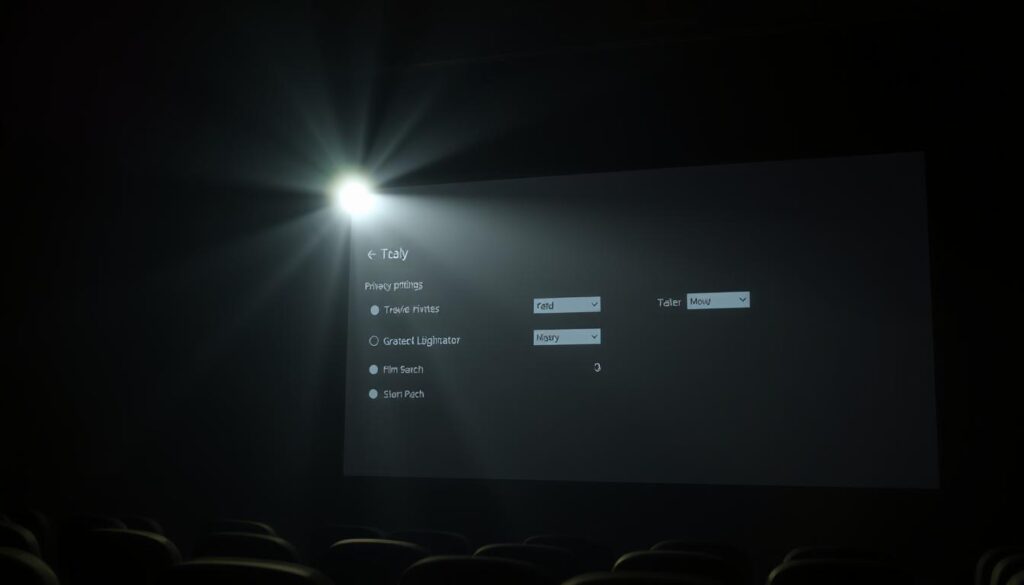 movie privacy settings