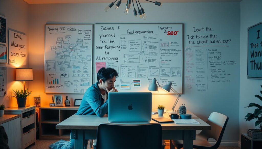 AI-driven SEO strategy brainstorming