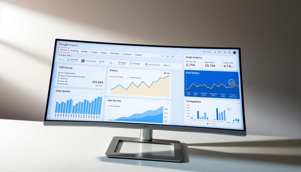 Google Analytics dashboard for tracking results