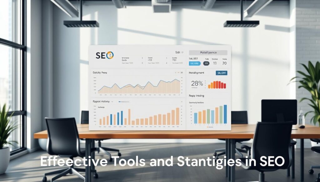 SEO analytics dashboard