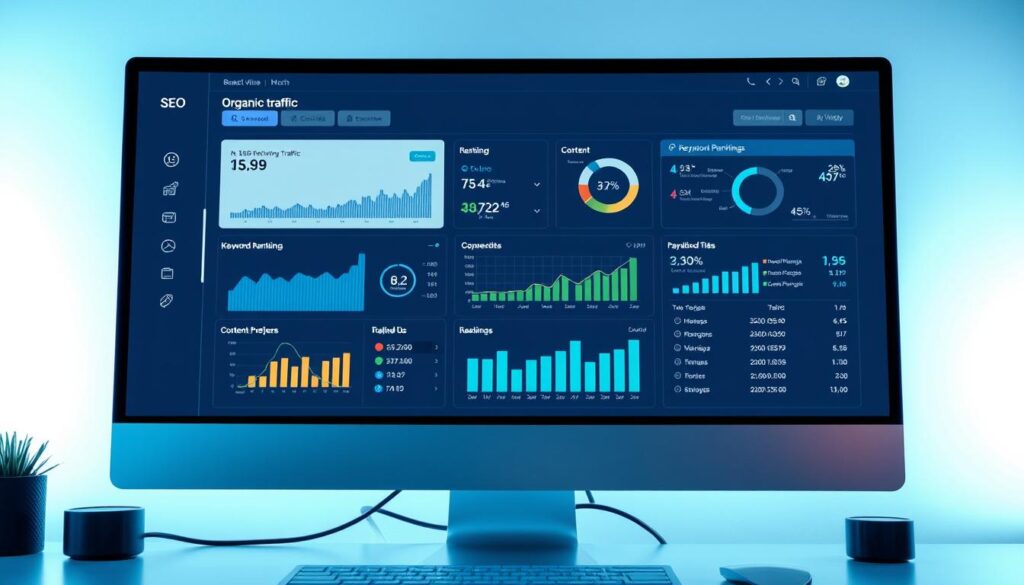 SEO tools dashboard