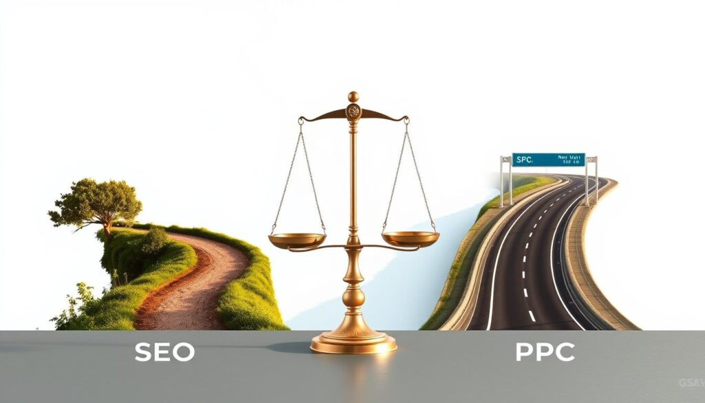 SEO vs PPC cost comparison