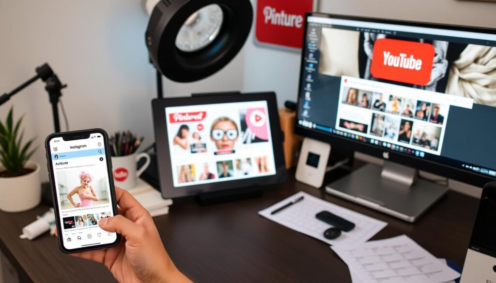 Social media content creation for affiliate marketing across multiple platforms Social media content creation for affiliate marketing across multiple platforms