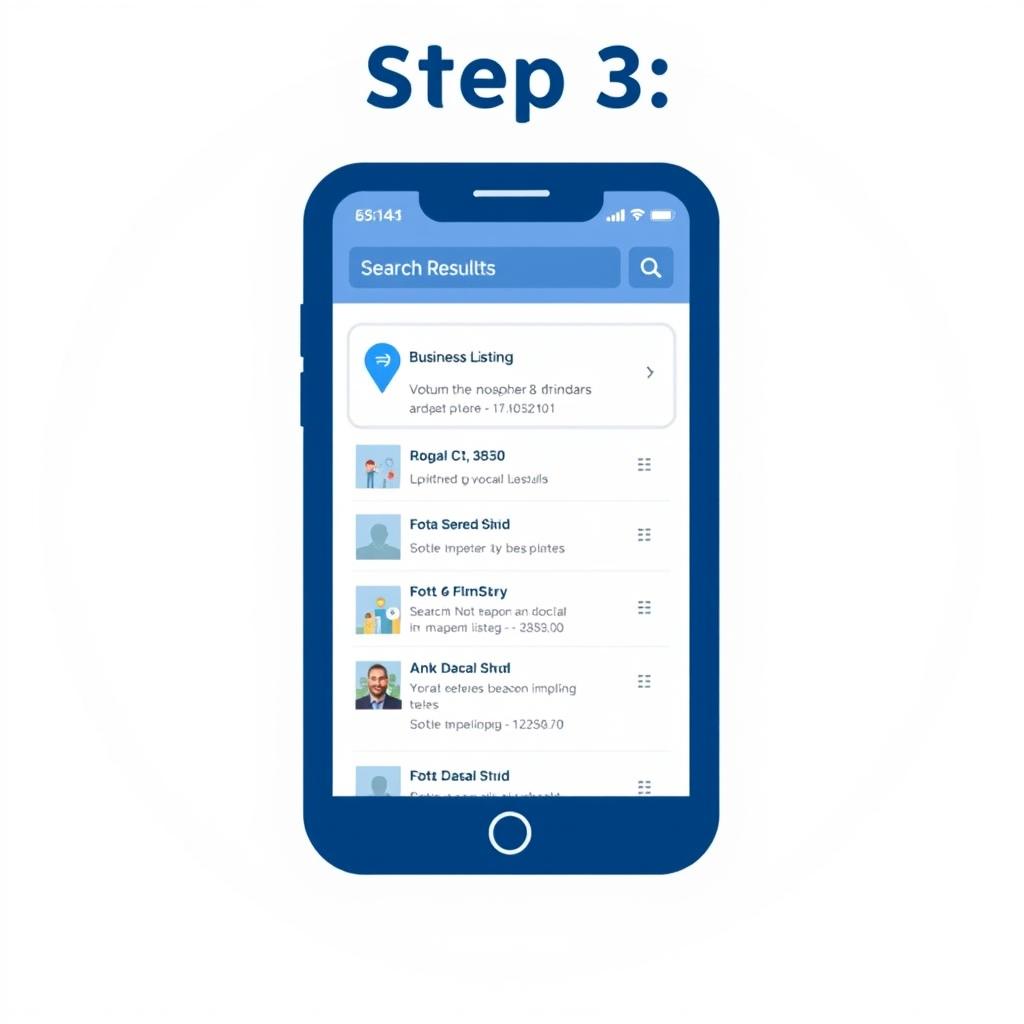 Step 3: Your business appears in voice search results Step 3: Your business appears in voice search results