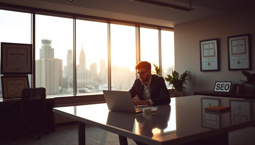 business credibility through SEO