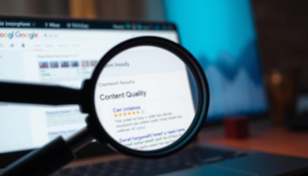 content quality impact on SEO