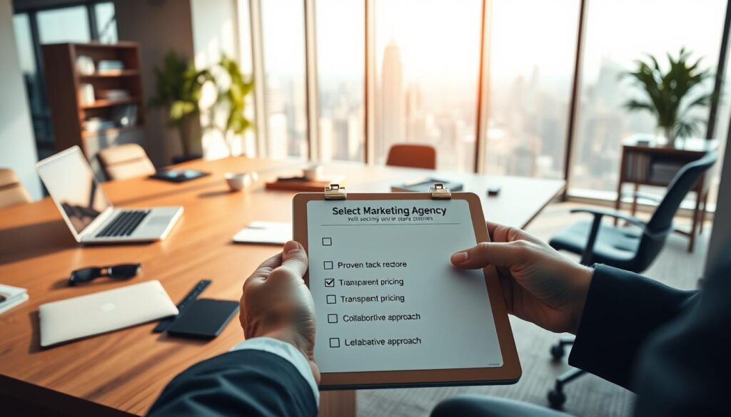 selecting marketing agency criteria
