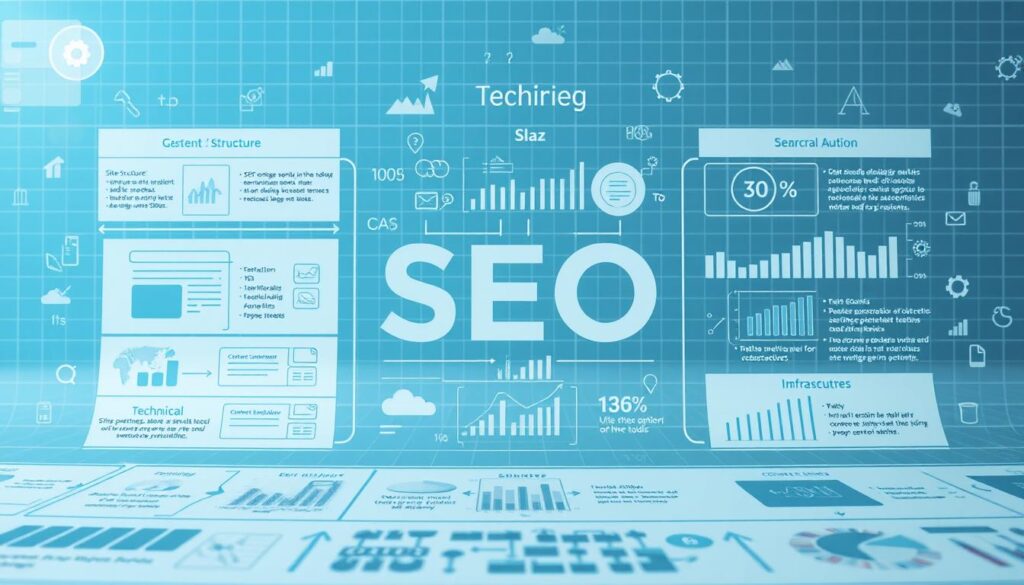 technical SEO strategies diagram