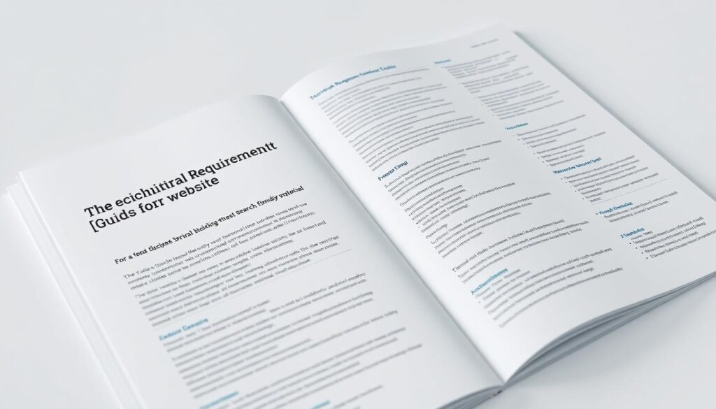 website technical requirements guide