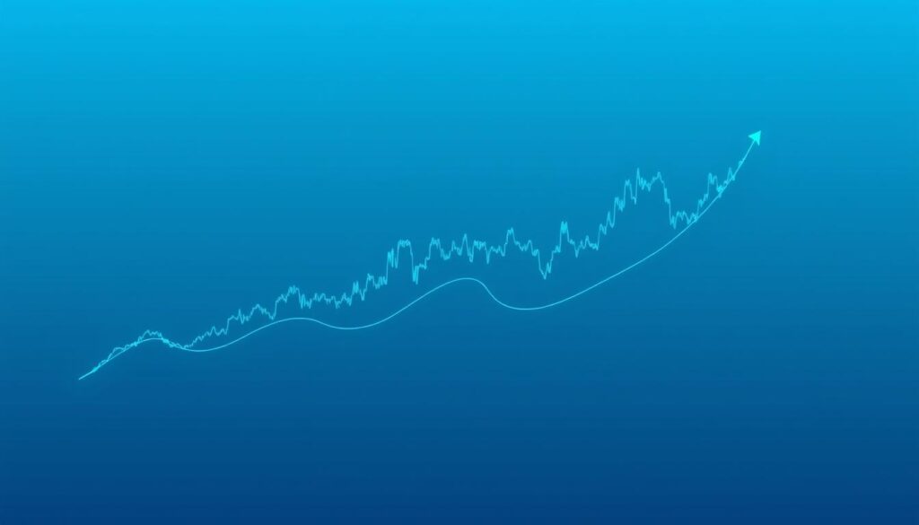 A vibrant, detailed chart depicting the price fluctuations of the Texit cryptocurrency. The chart is presented against a clean, minimalist backdrop, with a sleek, modern aesthetic. The lines of the chart are crisp and well-defined, showcasing the coin's performance over time. The color palette is a harmonious blend of blues and grays, creating a sophisticated and professional appearance. The overall composition is balanced and visually striking, highlighting the importance and significance of the Texit coin in the cryptocurrency market.