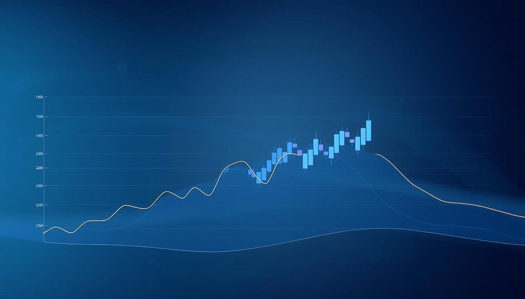 An elegant data visualization showcasing the price volatility analysis of TXC cryptocurrency. A sleek, minimalist design with a sophisticated color palette of blues, grays, and metallic accents. The foreground features a dynamic line graph charting the TXC price trends over time, with subtle tick marks and gridlines for context. The middle ground shows candlestick charts highlighting the price fluctuations and trading volume. In the background, a subtle polygon mesh pattern creates a sense of depth and technical sophistication. Soft, directional lighting casts subtle shadows, enhancing the 3D elements. The overall mood is one of professional data analysis, providing valuable insights into the TXC market.